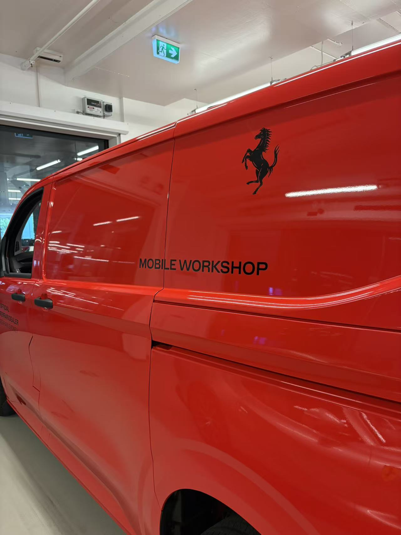 High-Impact Fleet Wrap for Ferrari – Commercial Van Transformation by Signarama Chatswood