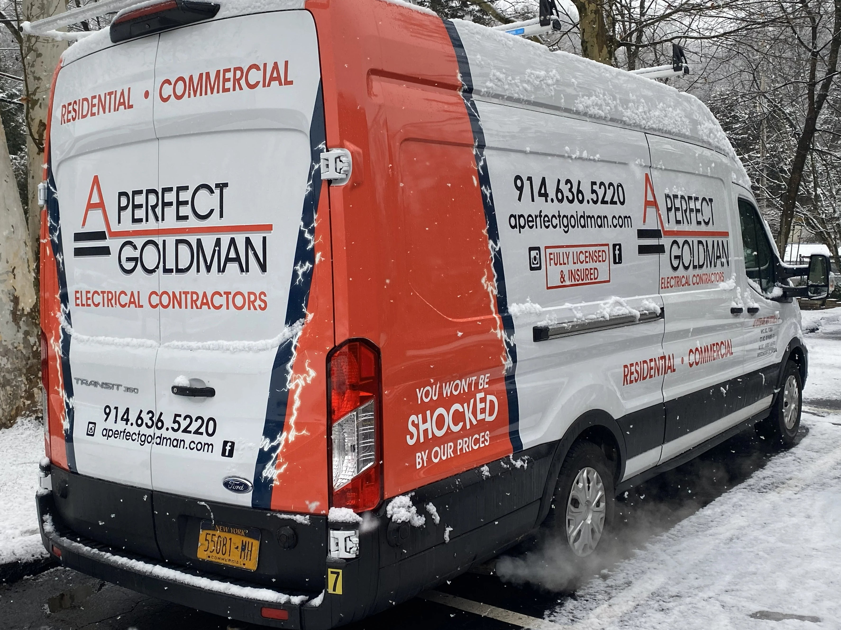Vehicle Graphics for A Perfect Goldman Electrical in New Rochelle, NY