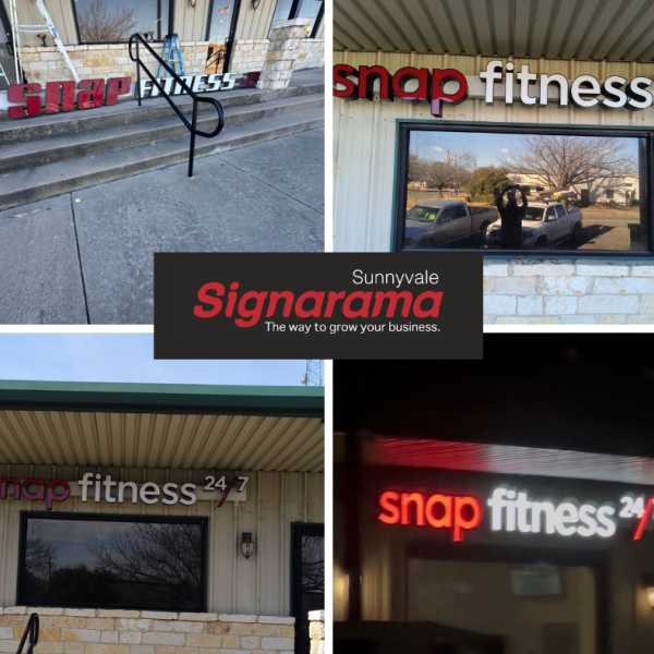 Our Channel Letters Fabricated in Sunnyvale Shine Both Day and Night