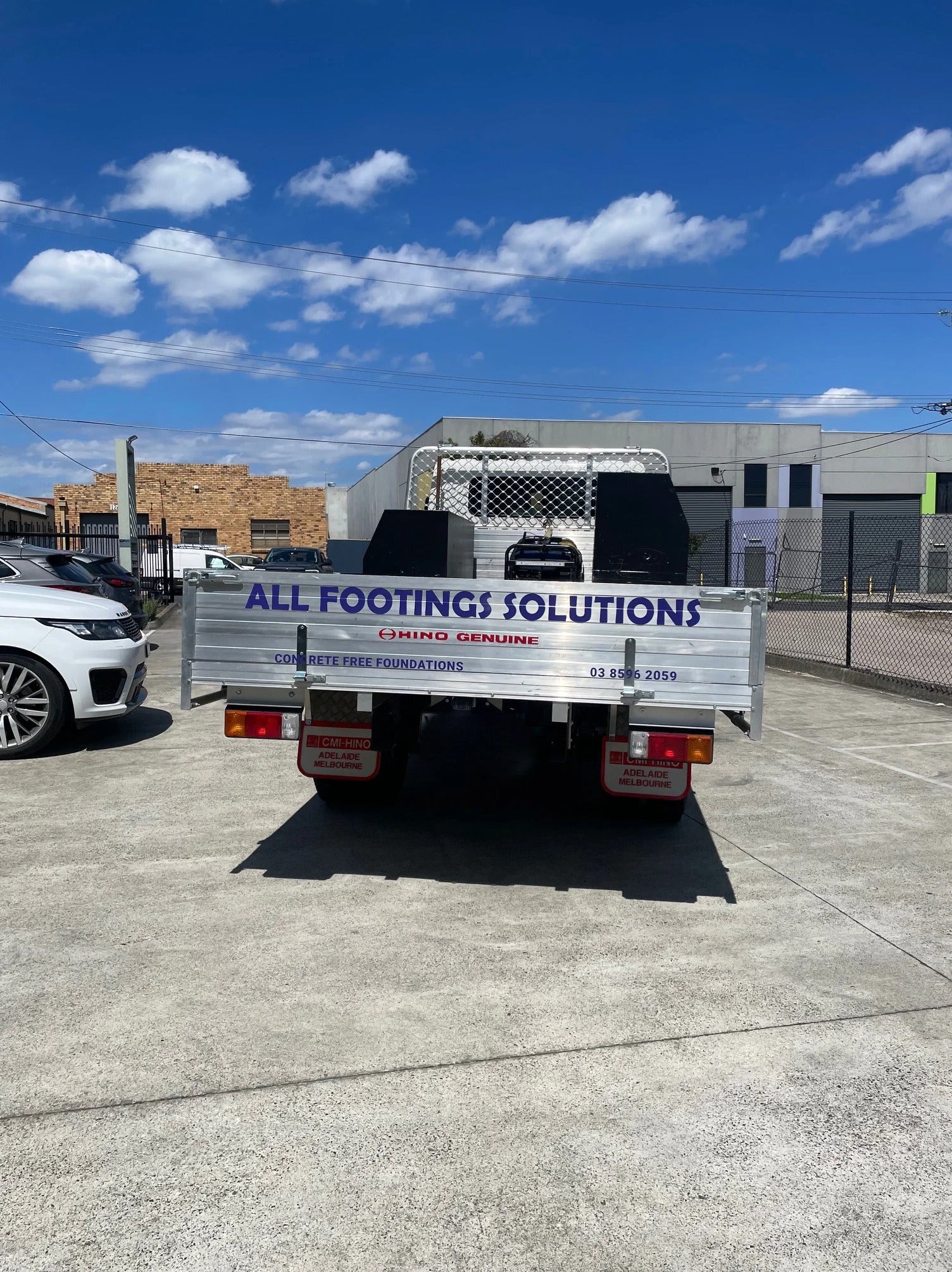 Truck Signage - All Footings Solutions - Reservoir VIC.