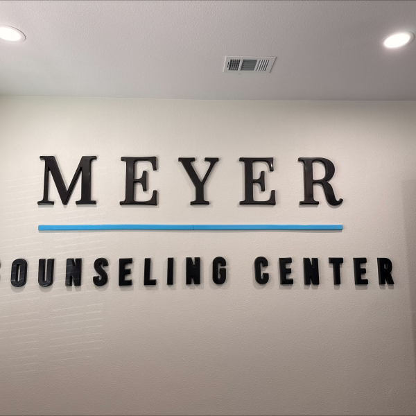 Dimensional letters installed for Meyer Counseling Center by Signarama North Fort Worth/Keller