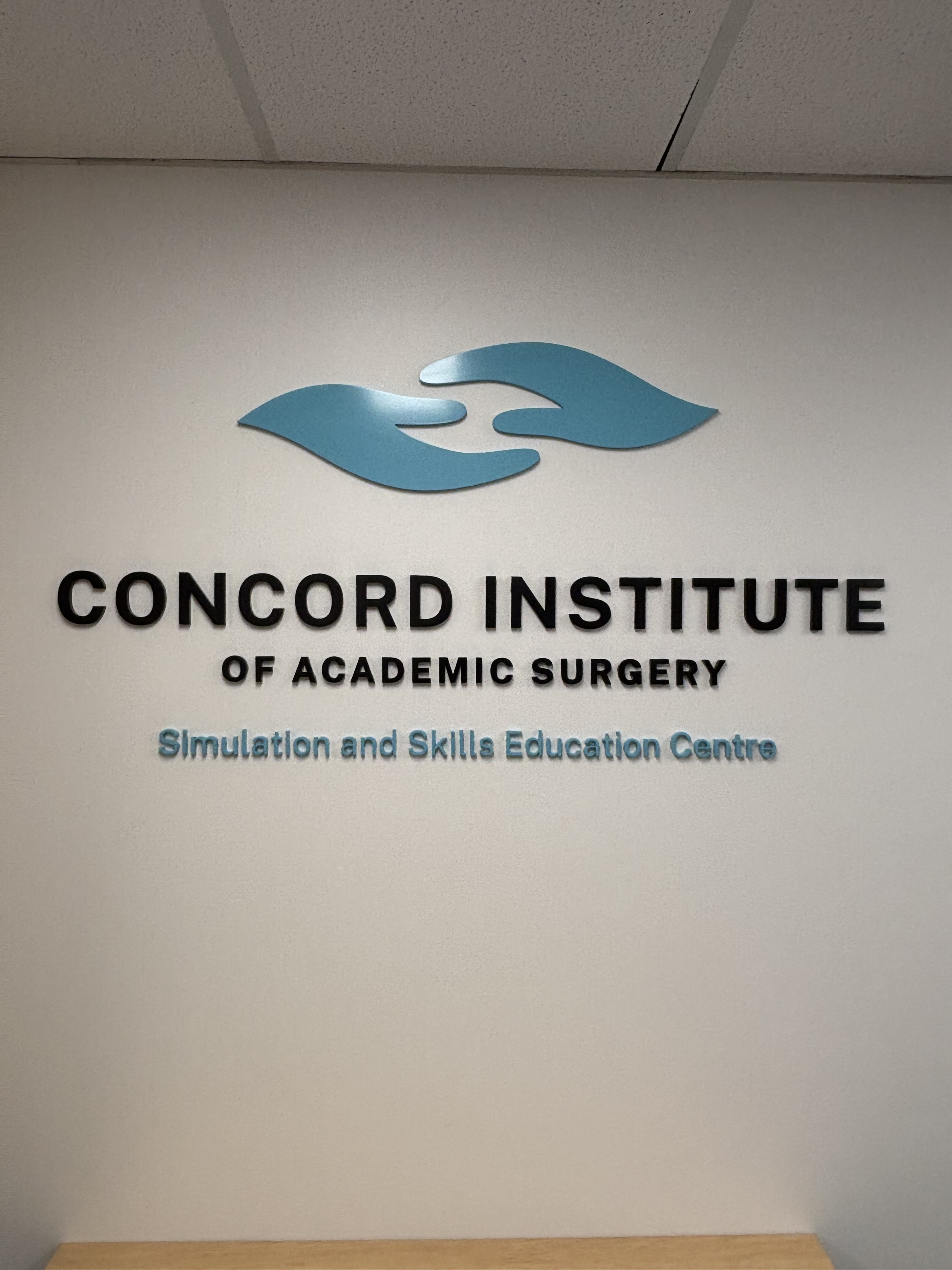 Premium 10mm Acrylic Letter Signage for the Concord Institute of Academic Surgery  Meta Title