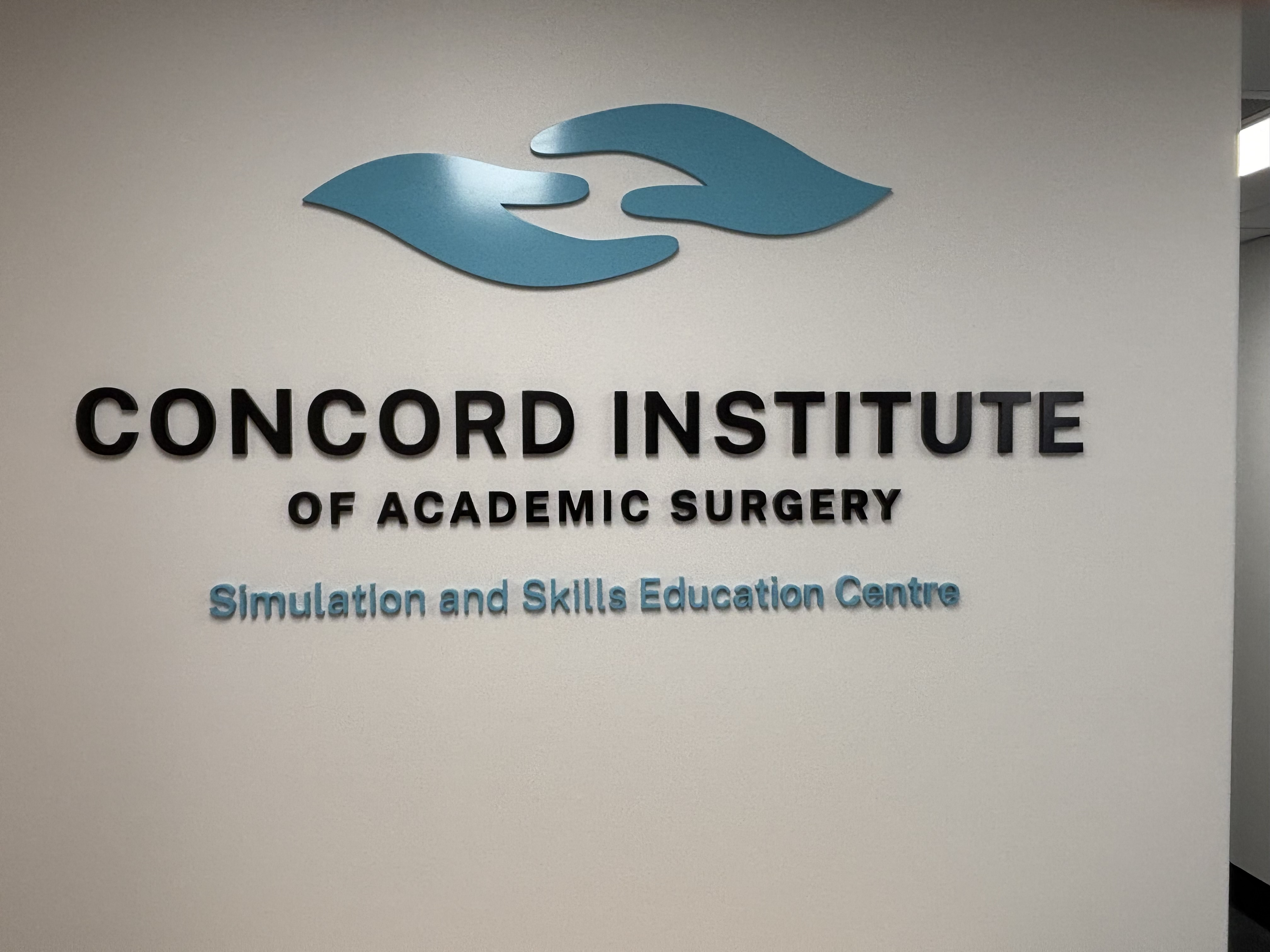 Premium 10mm Acrylic Letter Signage for the Concord Institute of Academic Surgery  Meta Title