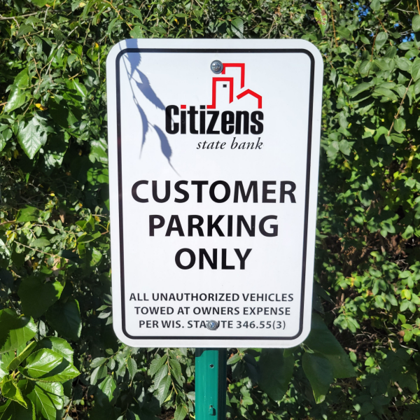 Custom Parking Signs in Wisconsin