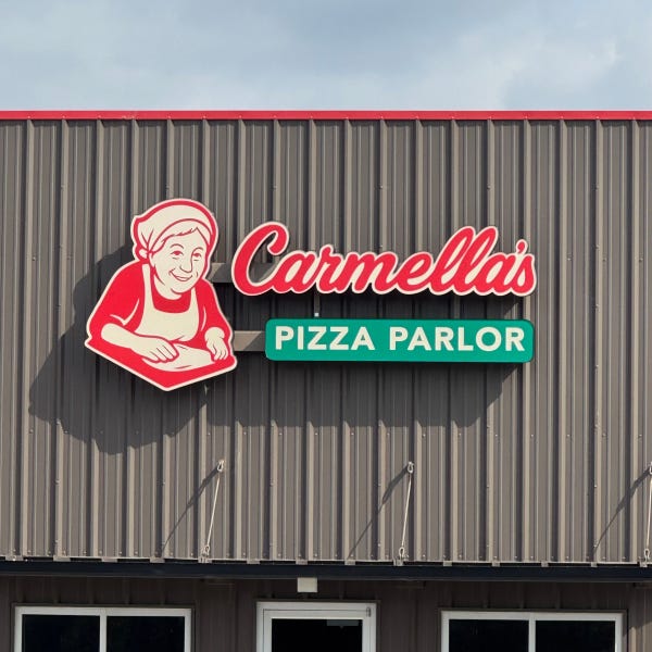 Carmellas Pizza Parlor_Channel Letters_Boerne