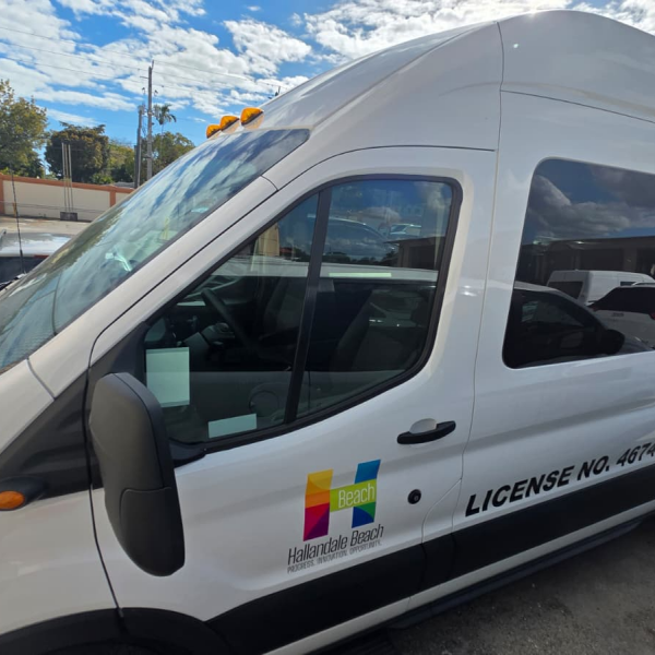 City of Hallandale vehicule wrap