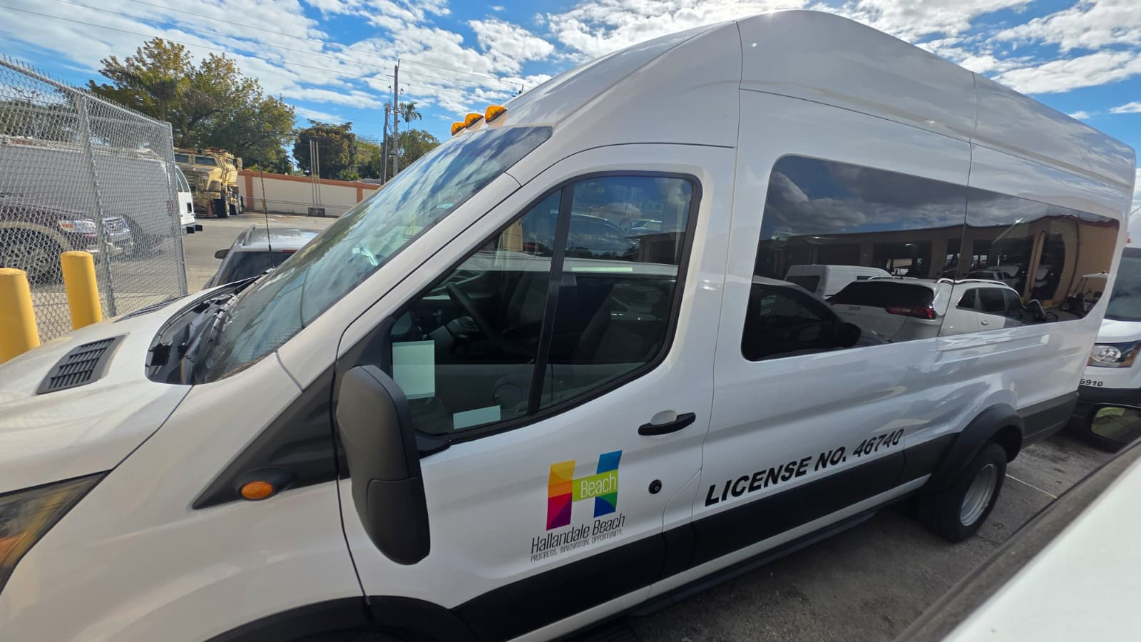 City of Hallandale vehicule wrap