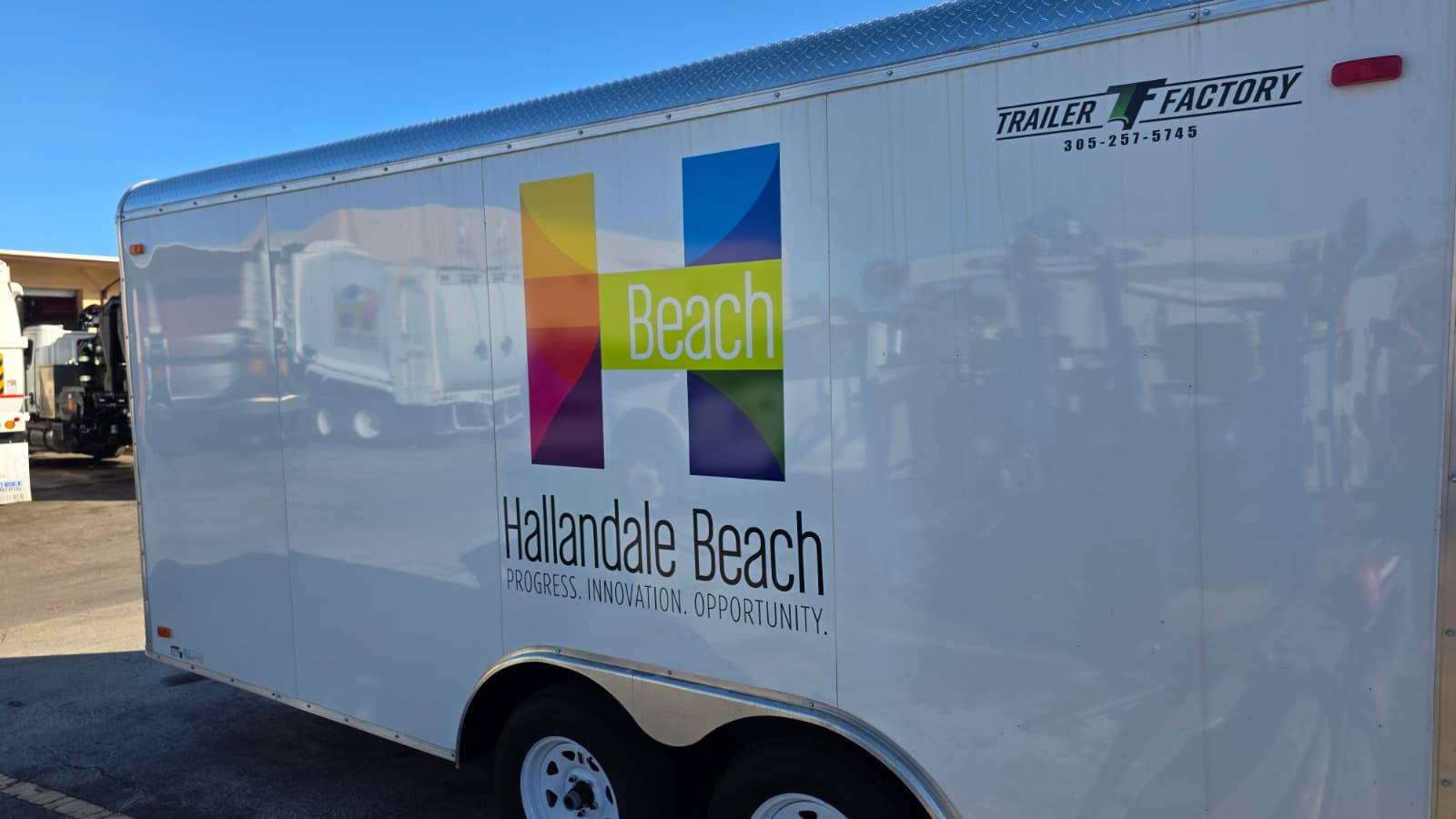 City of Hallandale vehicule wrap