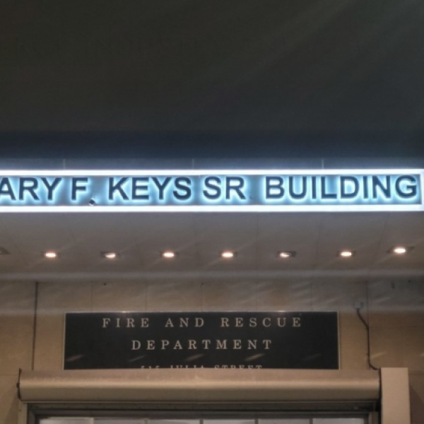 Gary F. Keys Memorial Building Signage