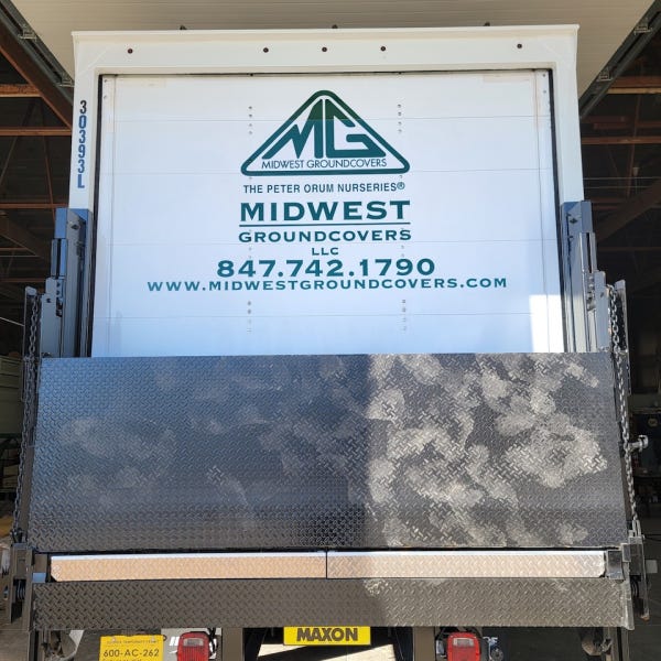 Midwest Groundcovers Rear Trailer Vinyl