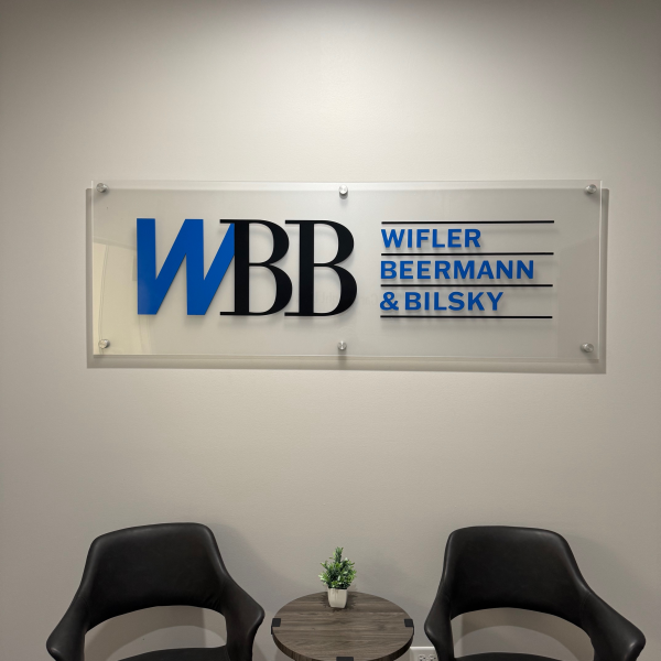 Dimensional letters can enhance your office's aesthetic, adding elegance and distinction.