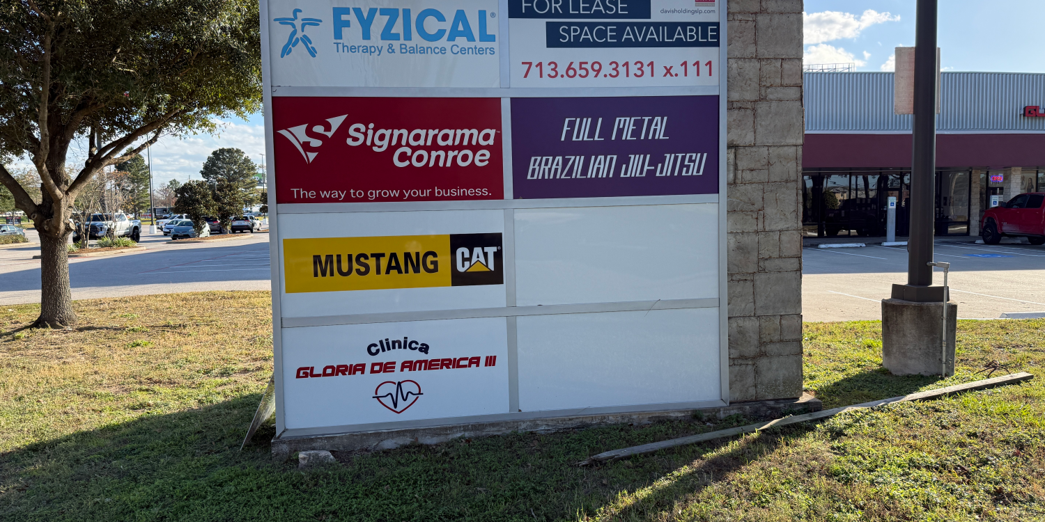 Multi-Tenant Monument Sign