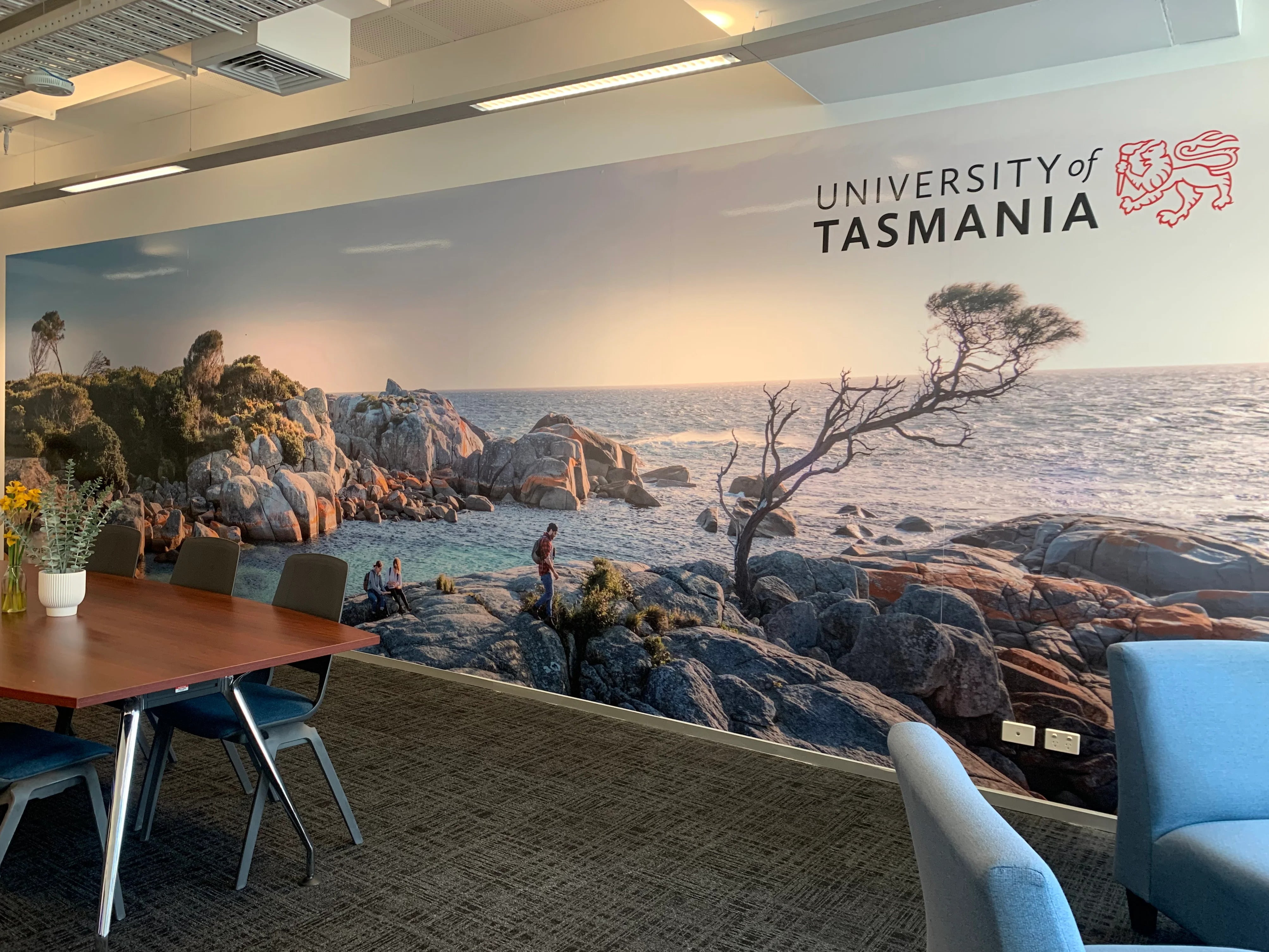 Wall Graphics - University of Tasmania - Melbourne VIC.