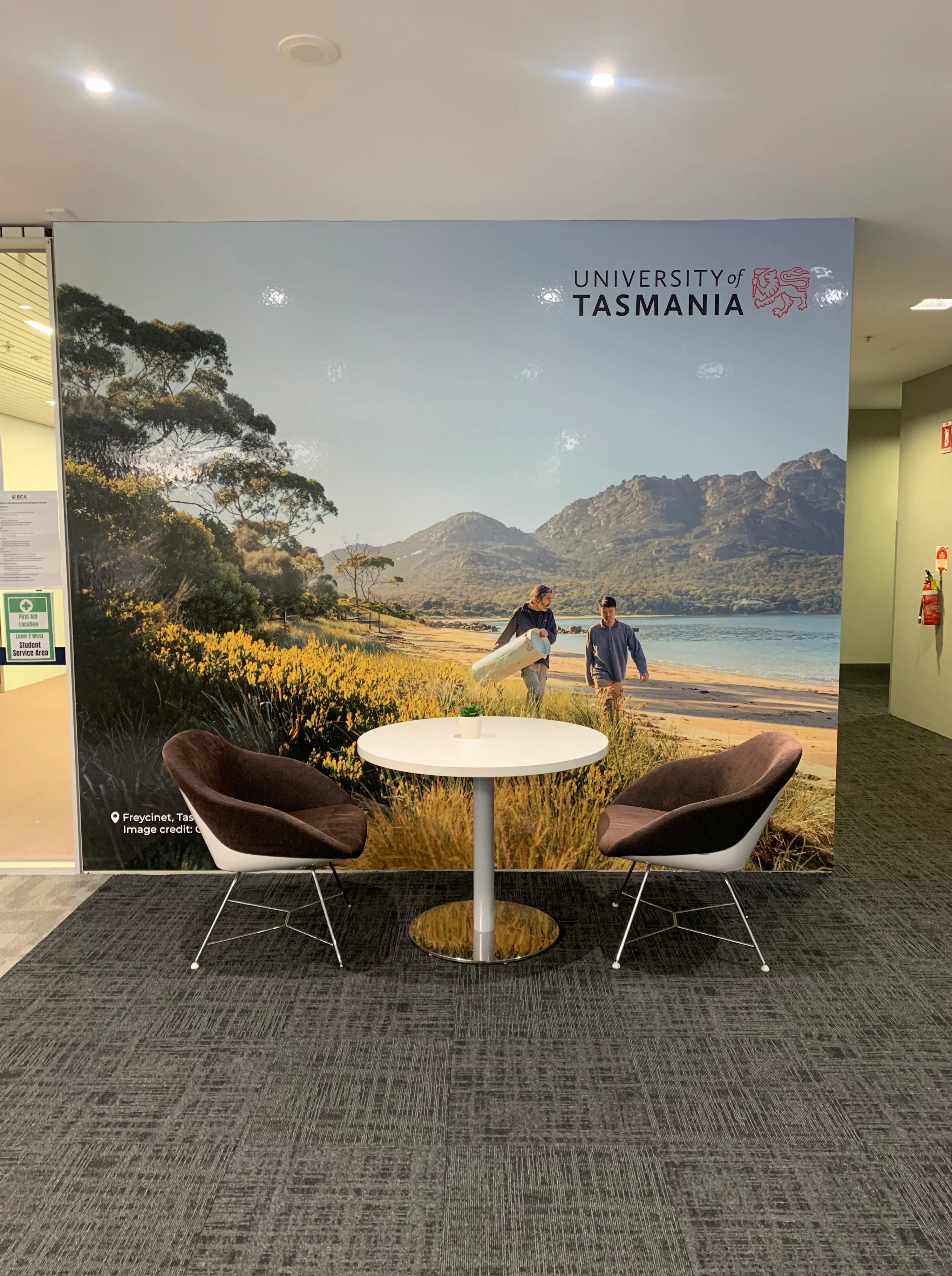 Wall Graphics - University of Tasmania - Melbourne VIC.
