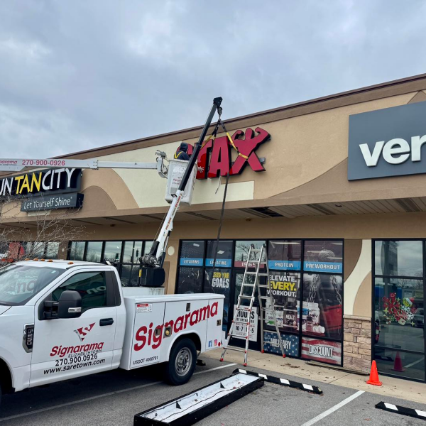 STAX Nutrition Center LED Channel Letters