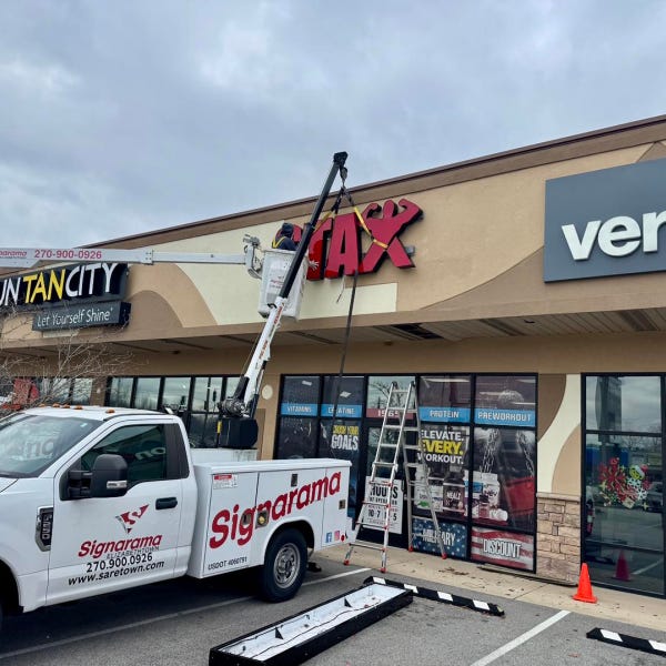 STAX Nutrition Center LED Channel Letters