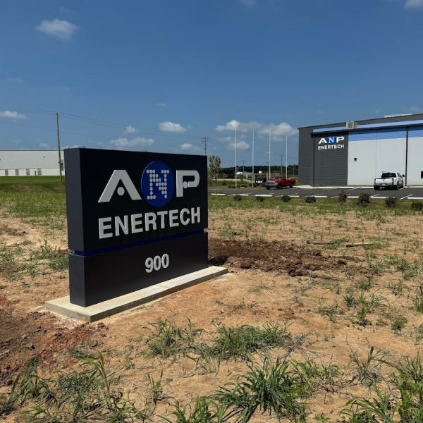 ANP Enertech Factory Signage