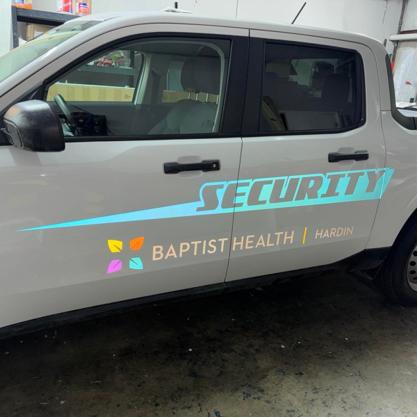 Baptist Health Hardin - Reflective Vehicle Fleet Lettering and Graphics