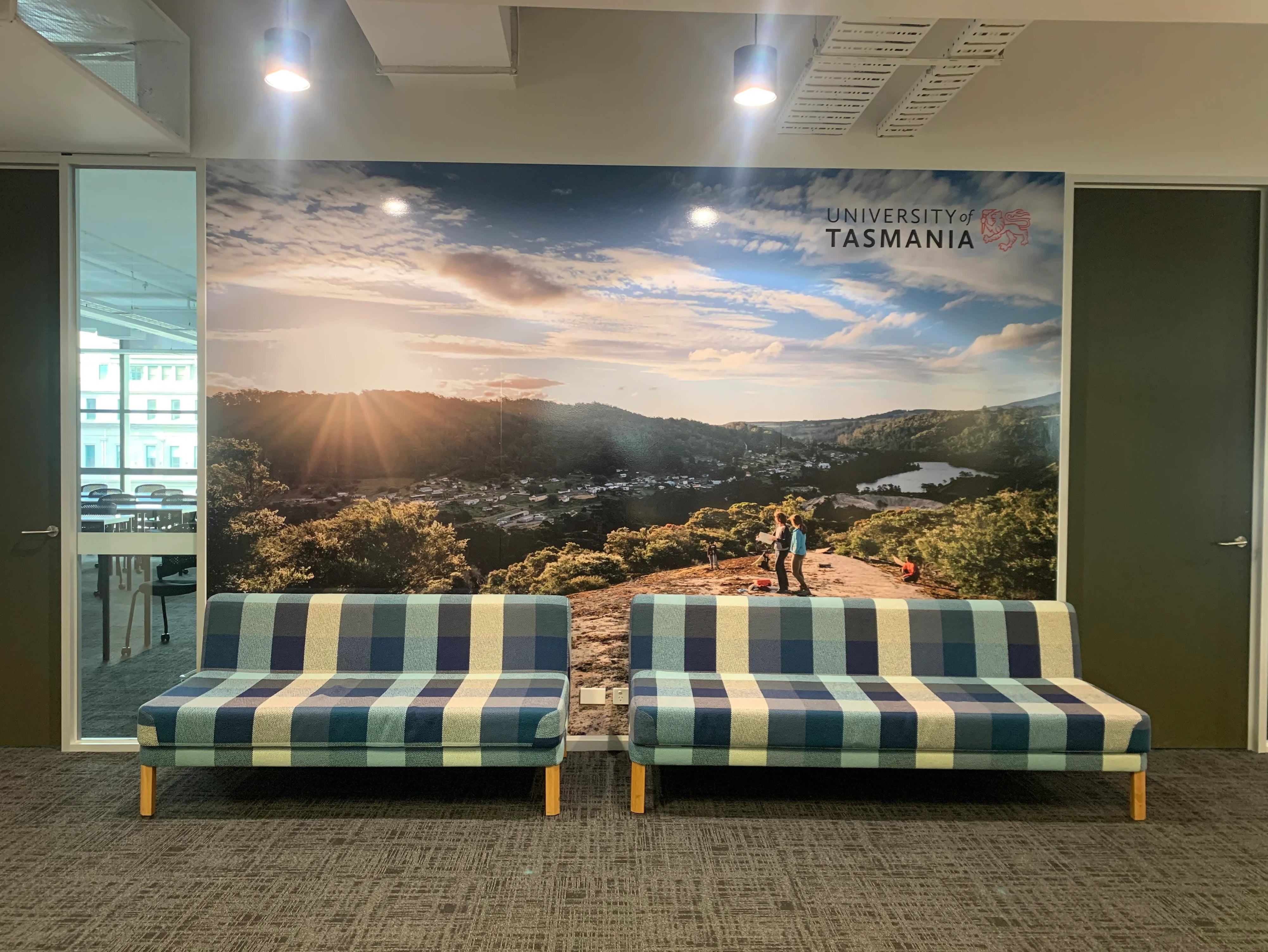 Wall Graphics - University of Tasmania - Melbourne VIC.