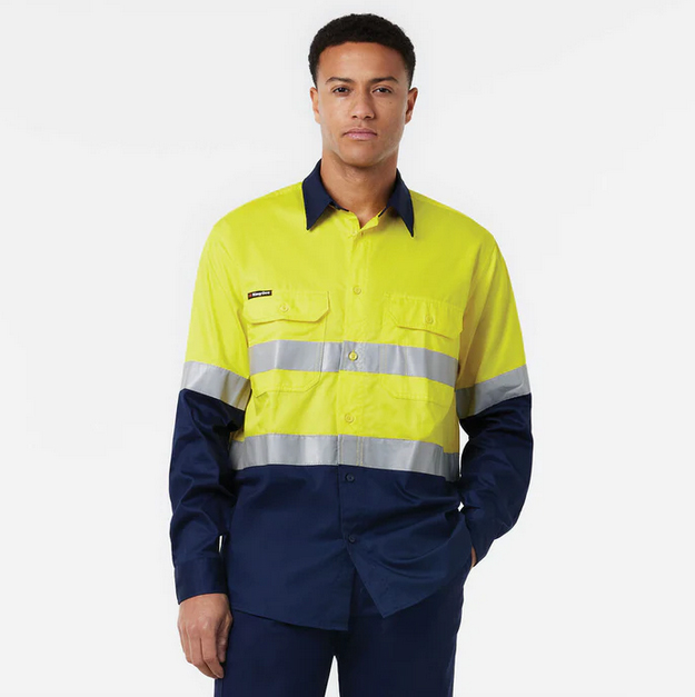 KingGee Originals Vented Drill Shirt Taped