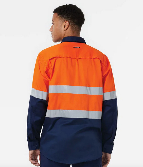 KingGee Originals Closed Front Vented Drill Shirt Tape