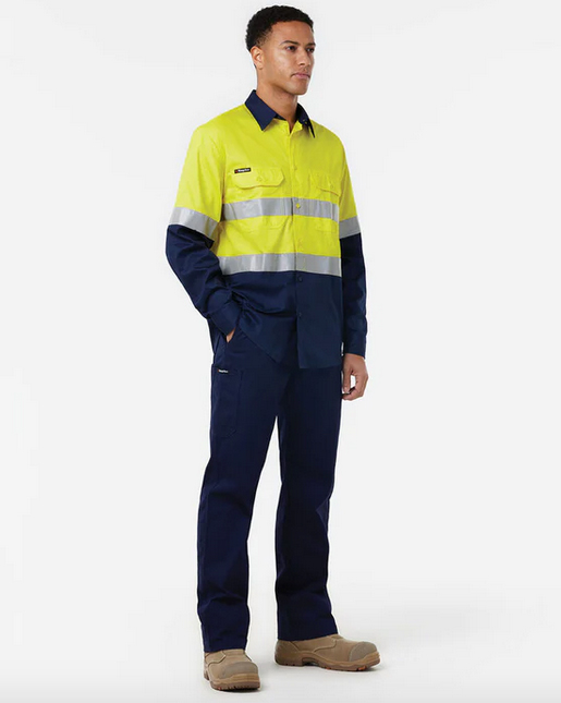 KingGee Originals Vented Drill Shirt Taped