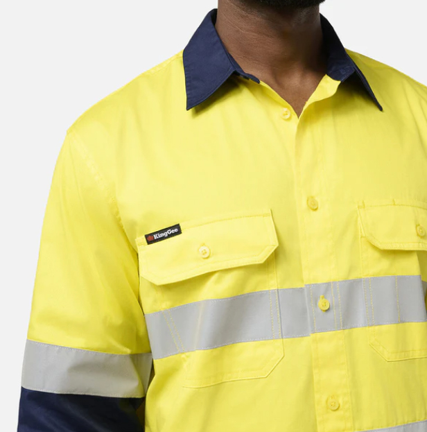 King Gee Originals Vented Spliced Drill Shirt