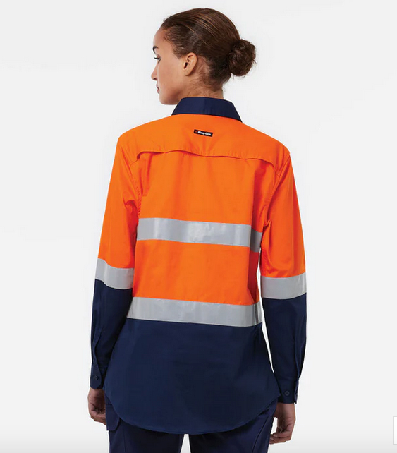 KingGee Originals Women's Vented Drill Shirt Taped