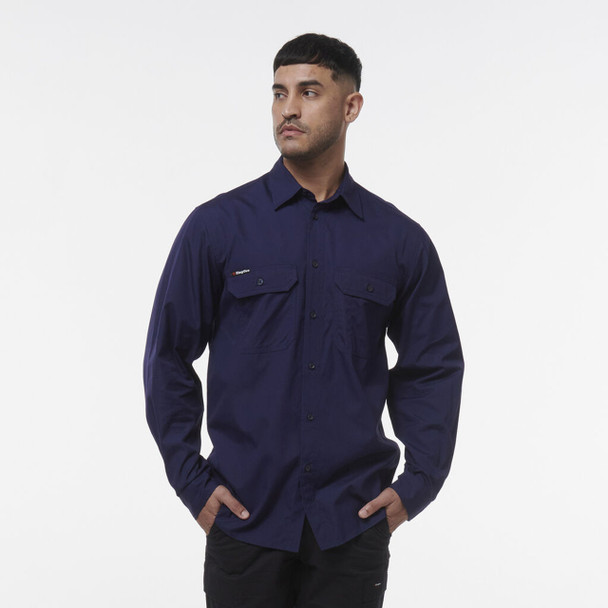 KingGee Men's Workcool Vented Long Sleeve Shirt