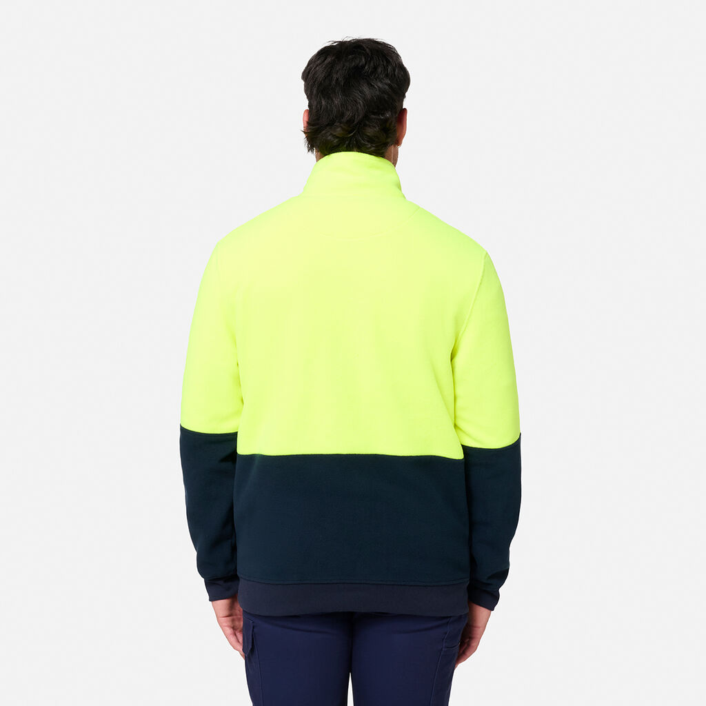 Kinggee Originals Hi-Vis 1/4 Zip Polar Fleece Pullover