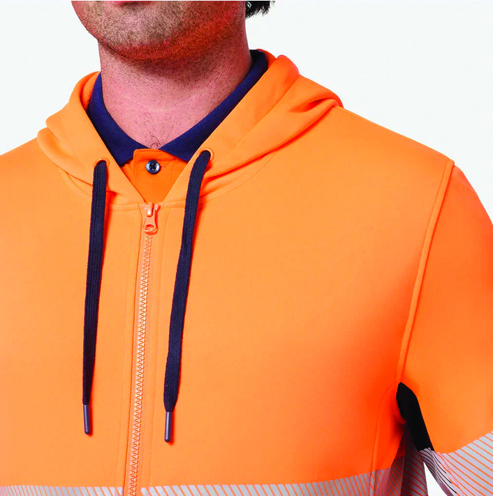 Kinggee Originals Hi-Vis Spliced Full Zip Hoodie