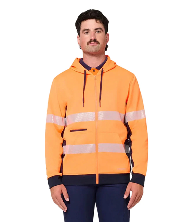 Kinggee Originals Hi-Vis Spliced Full Zip Hoodie