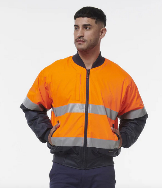 Kinggee Hi Vis Reflective Bomber Jacket