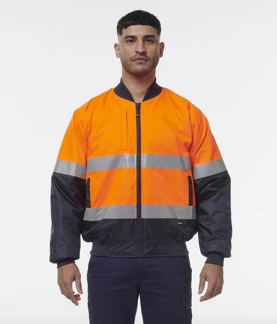 Kinggee Hi Vis Reflective Bomber Jacket