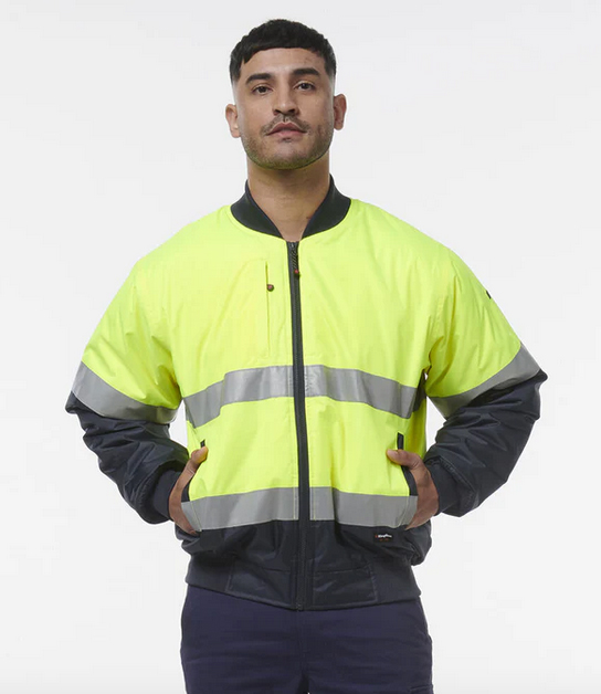 Kinggee Hi Vis Reflective Bomber Jacket