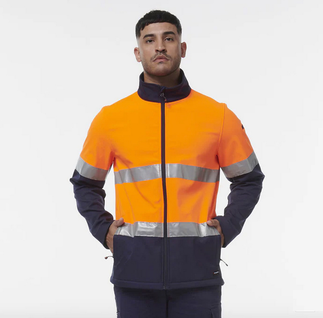 Kinggee Reflective Spliced Softshell Jacket