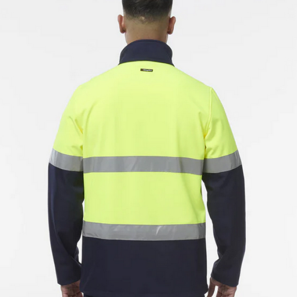 Custom Kinggee Reflective Spliced Softshell Jacket