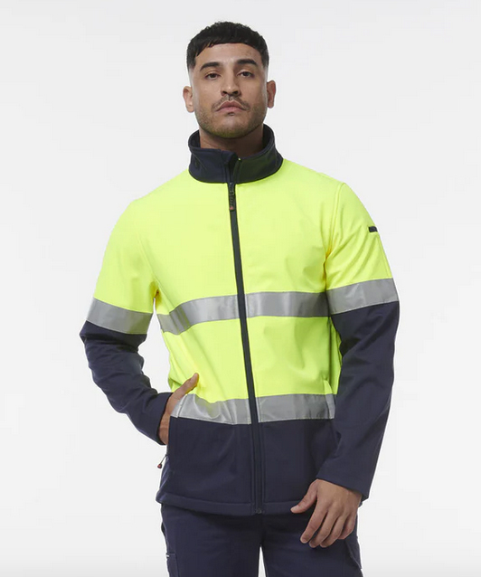 Kinggee Reflective Spliced Softshell Jacket