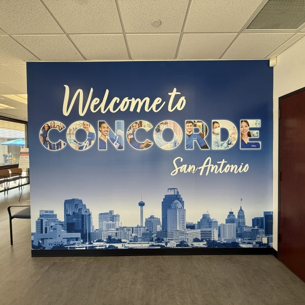Welcome to Concorde San Antonio_Wall Wrap