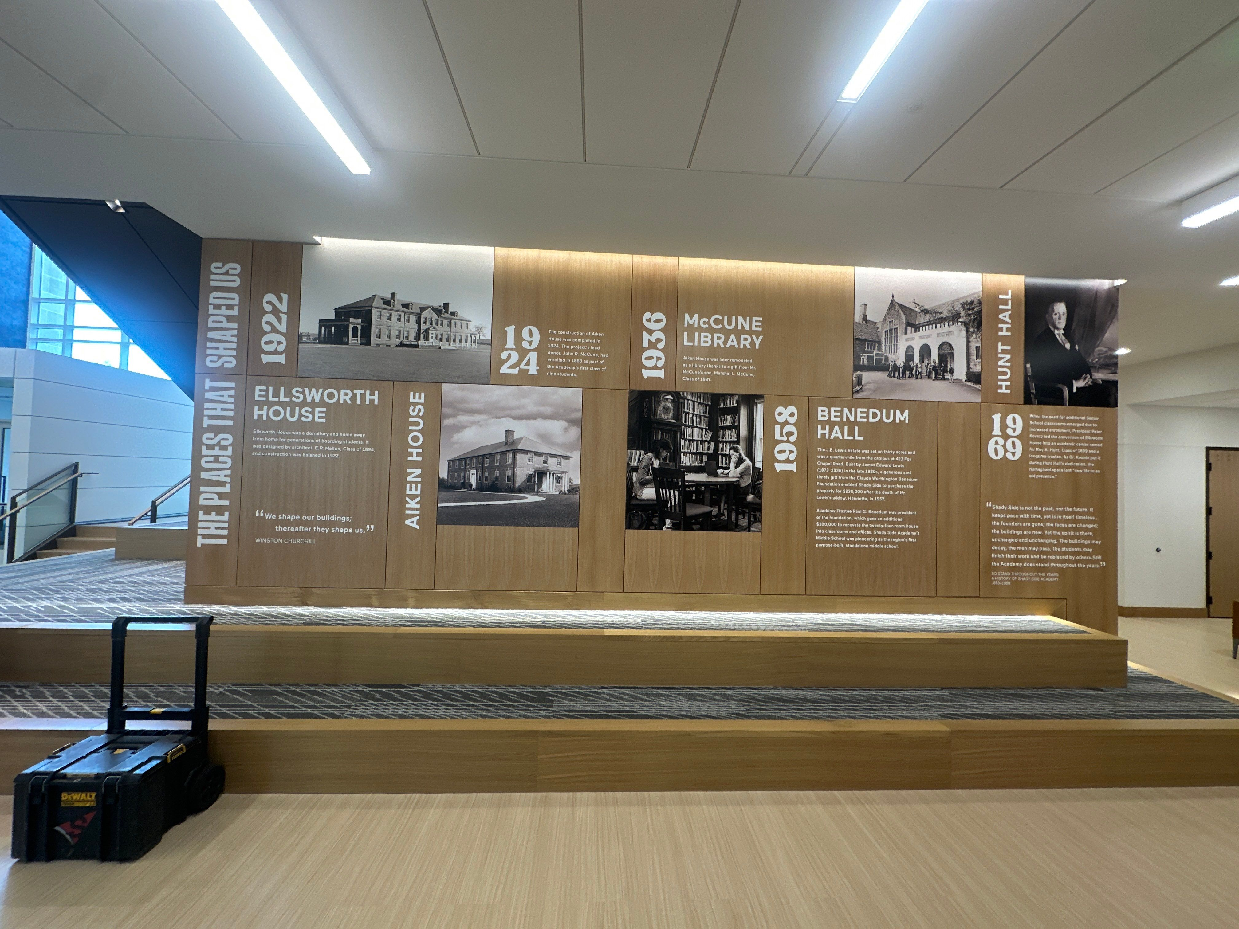Print & Cut Vinyl Graphics & Installation / Shady Side Academy / Pittsburgh PA
