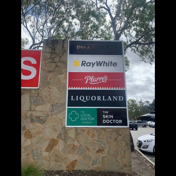 New Front Pylon Faces - The Local Doctor - Diamond Creek VIC.