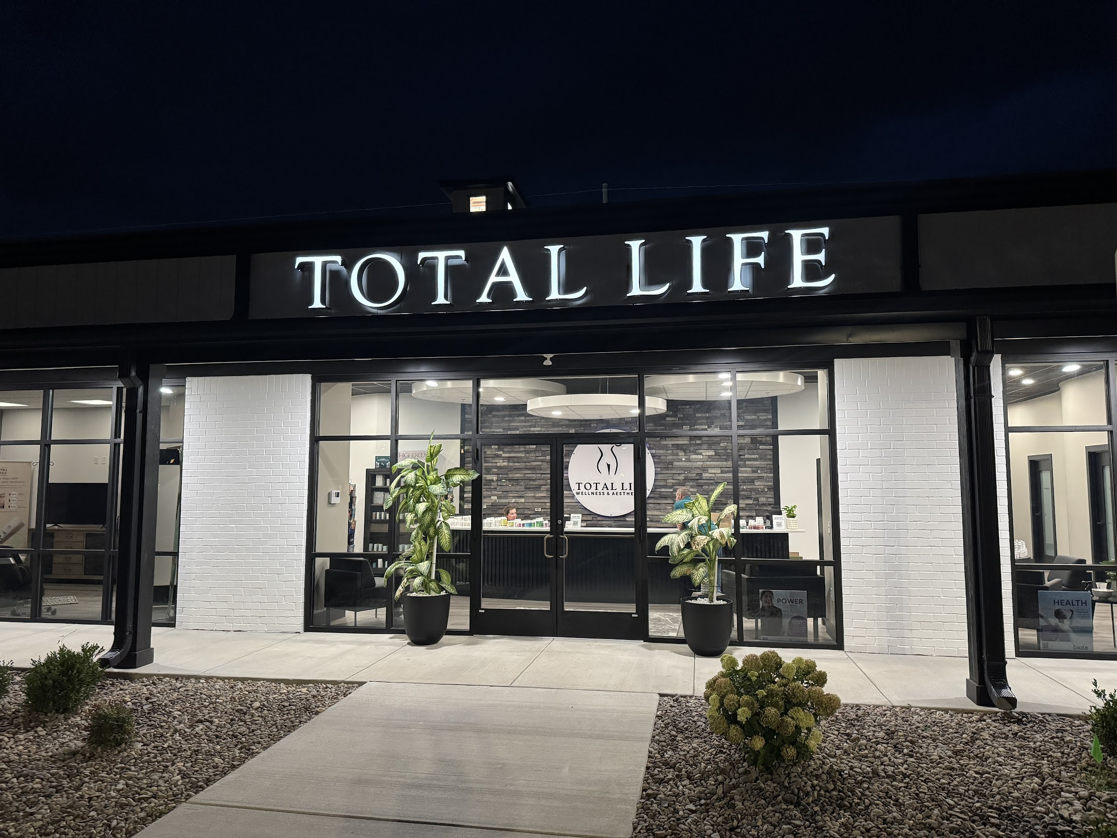 A Complete Brand Transformation: Custom Signage for Total Life Wellness & Aesthetics