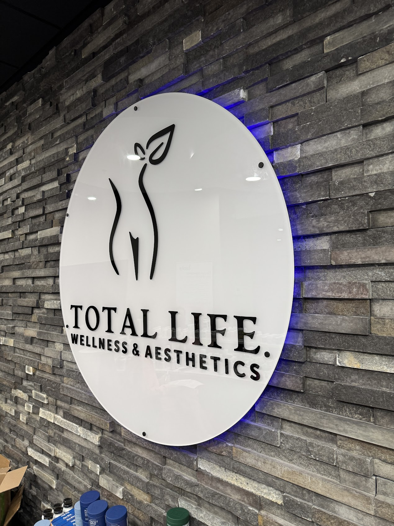 A Complete Brand Transformation: Custom Signage for Total Life Wellness & Aesthetics