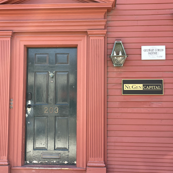 New Brass Plaque Installation for NuGen Capital in Providence