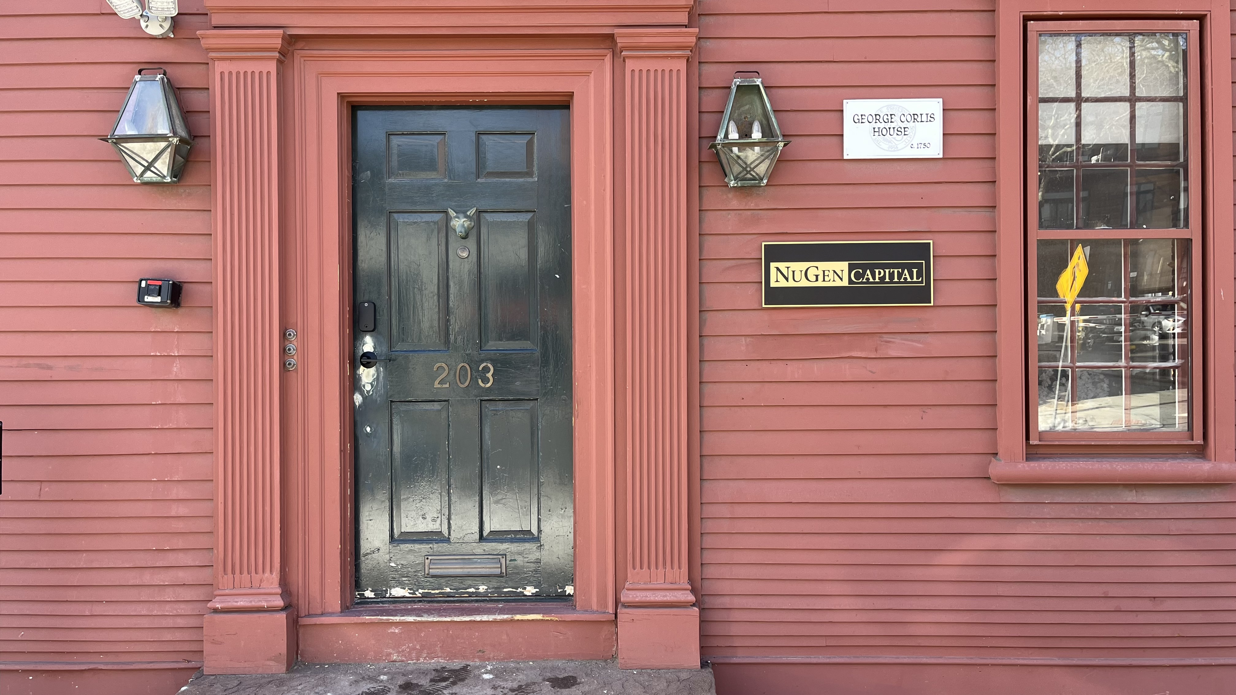 New Brass Plaque Installation for NuGen Capital in Providence
