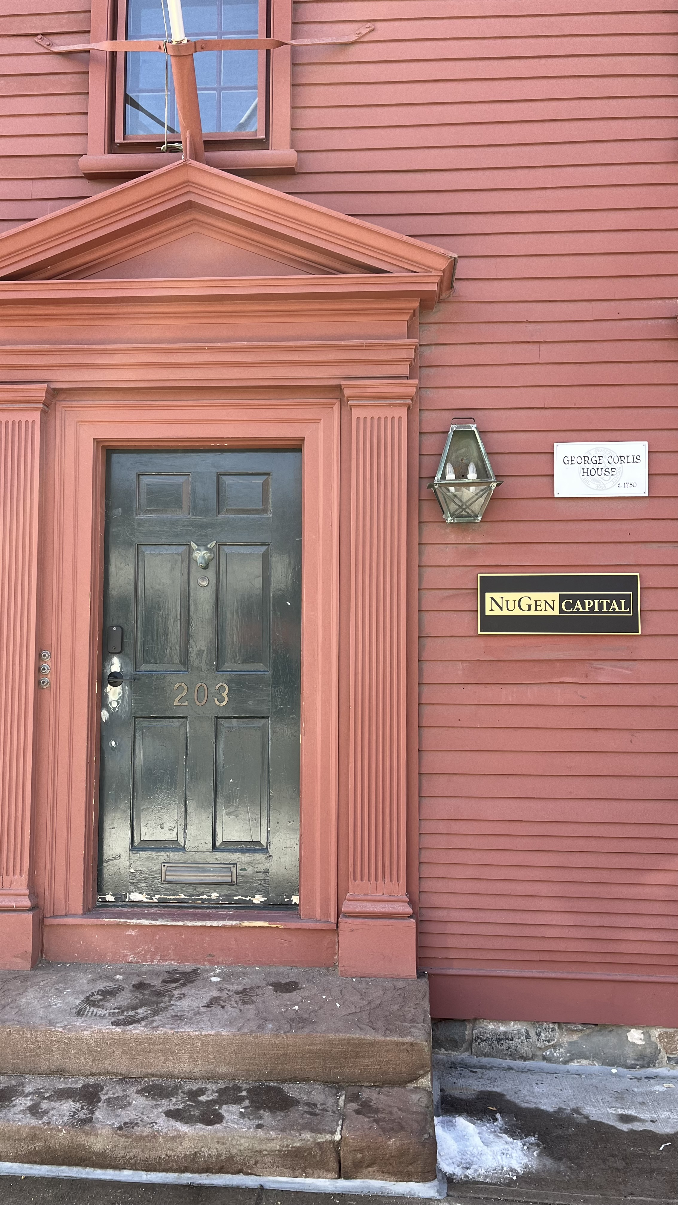 New Brass Plaque Installation for NuGen Capital in Providence