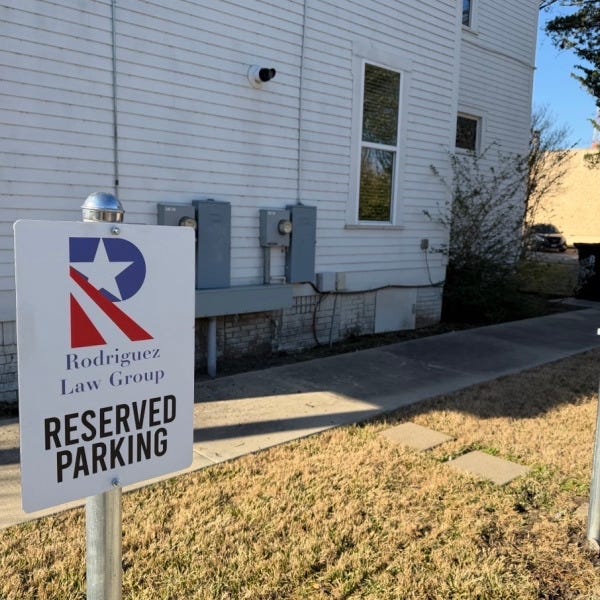 Rodriguez law group - parking signs