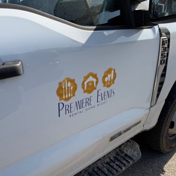 Premier Events of BCS - vehicle decals