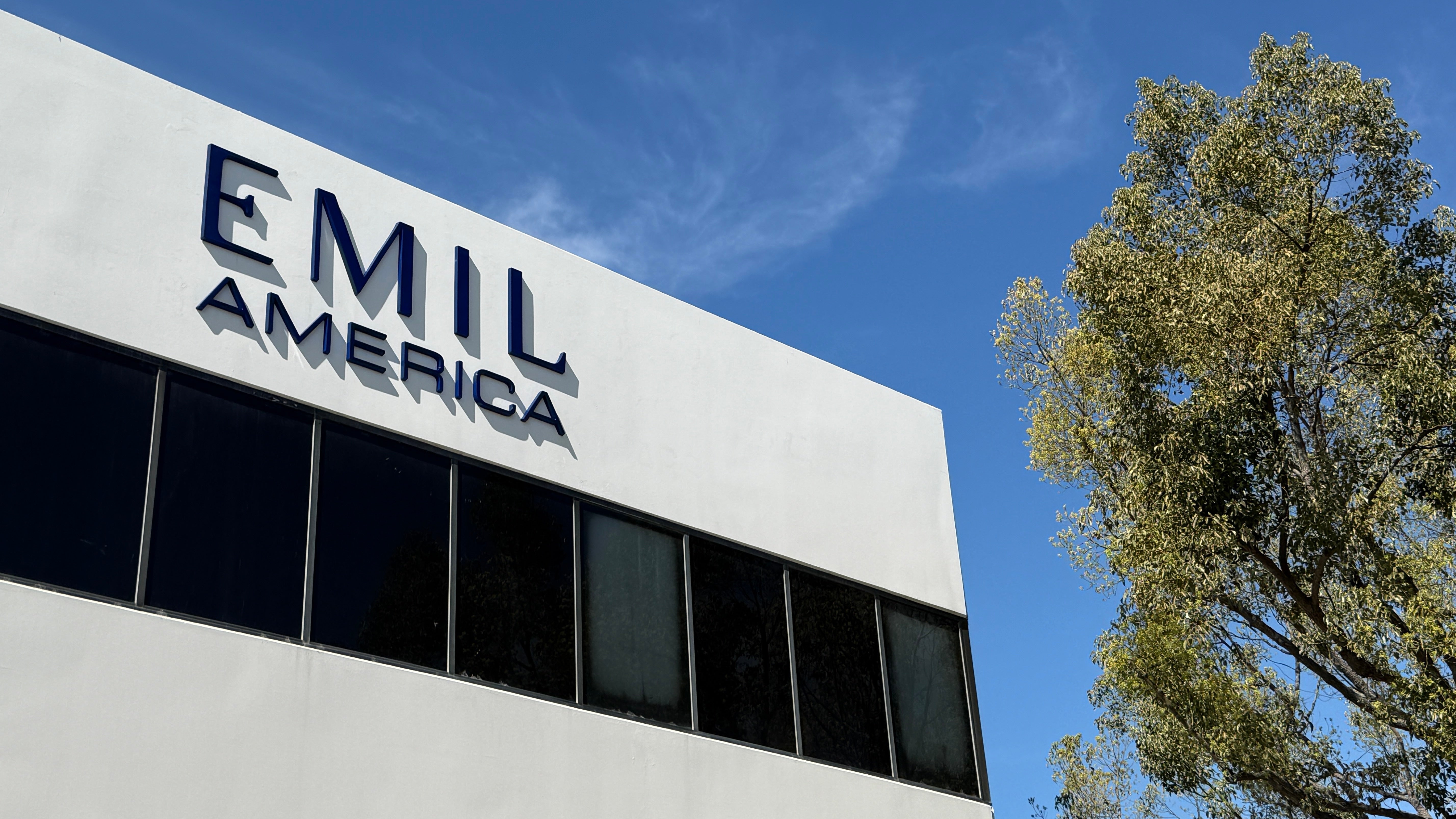 Formed Plastic Letters for Emil America’s New Office in Corona, CA