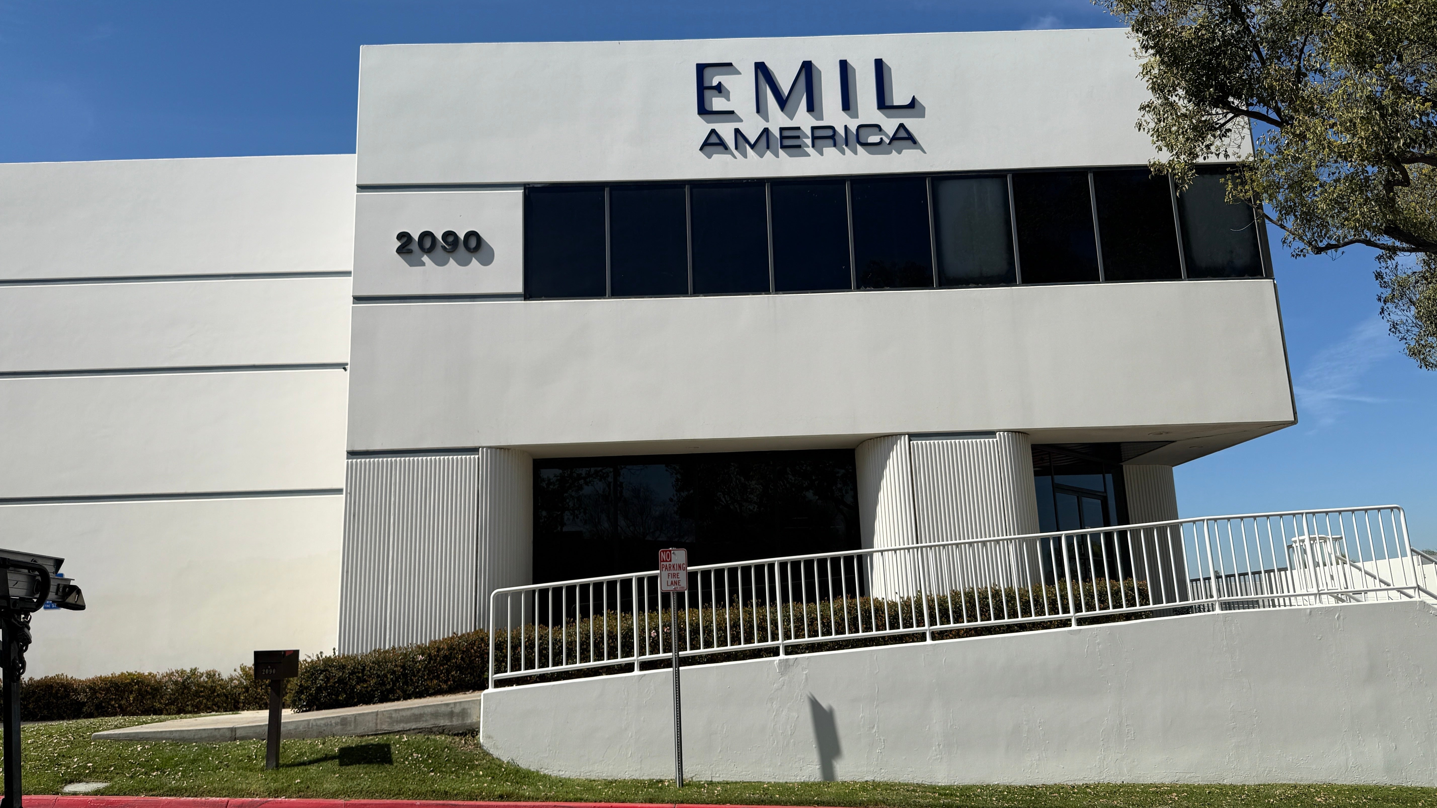 Formed Plastic Letters for Emil America’s New Office in Corona, CA